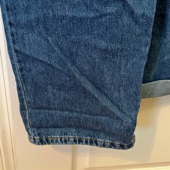 We The Free Ziggy Sapphire Blue Denim Overalls Sz XL NWT - Picture 10 of 16